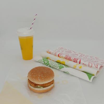 Customized hamburger paper